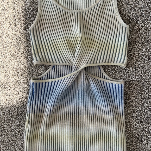 Jonathan Simkhai Colleen cutout space-dyed ribbed cotton midi dress - Size XS - Picture 11 of 17